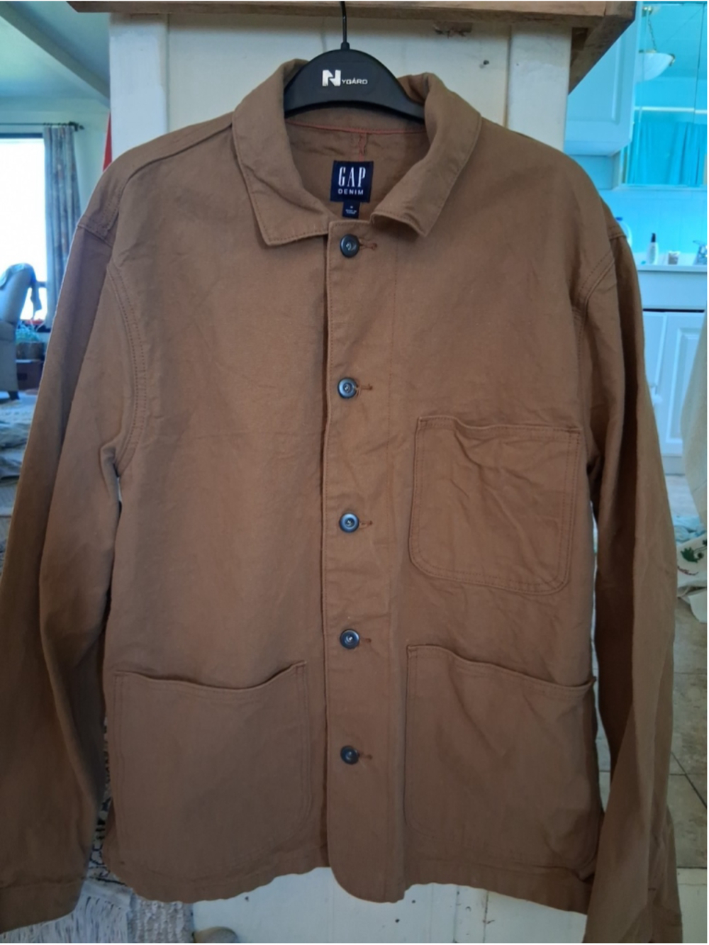 GAP DENIM Work Sand Khaki Military Khaki Brown Barn Utility Jacket Men's Medium